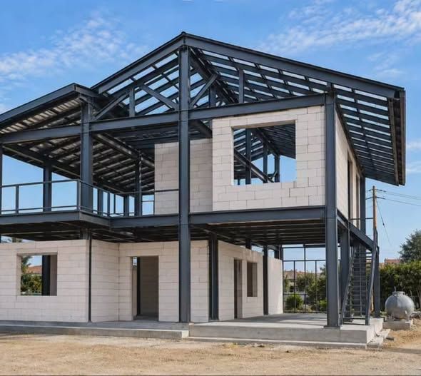 Cantilever Balcony, Canopy & Industrial Elevator Installation