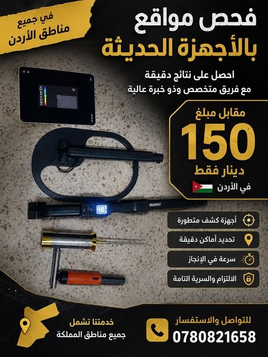 Metal Detector Site Survey Service — Jordan