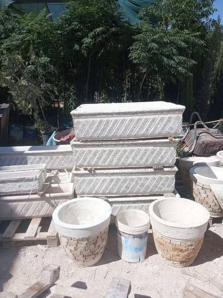 Cement & Stone Garden Planters and Ornamental/Fruit Trees — Jordan (3)