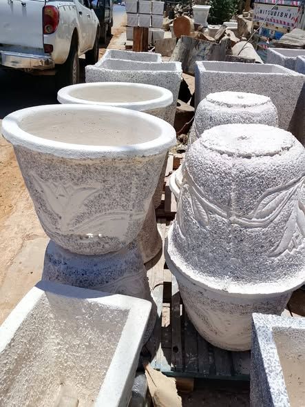 Cement & Stone Garden Planters and Ornamental/Fruit Trees — Jordan (4)