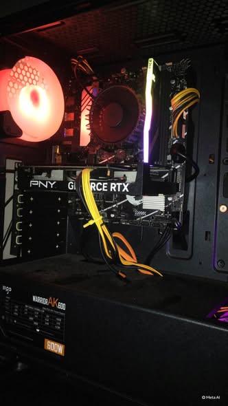 كمبيوتر تجميع Core i5-12400F مع RTX 4060 8GB