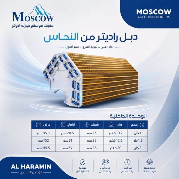 Moscow Air Conditioner – A+++ Energy Efficiency — Amman, Jordan (2)