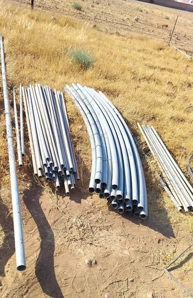 Greenhouse Frame (No Plastic Cover) 9x22m - 10 Arches — Mafraq, Jordan (3)