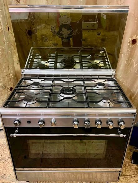 غاز خمس عيون Smeg إيطالي مقاس 90 — الزرقاء, الأردن (2)