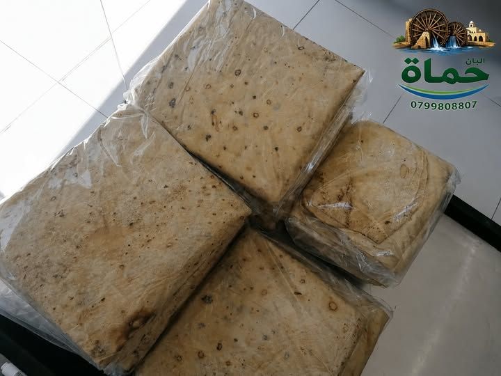 خبز شراك بلدي قمح ع الحطب