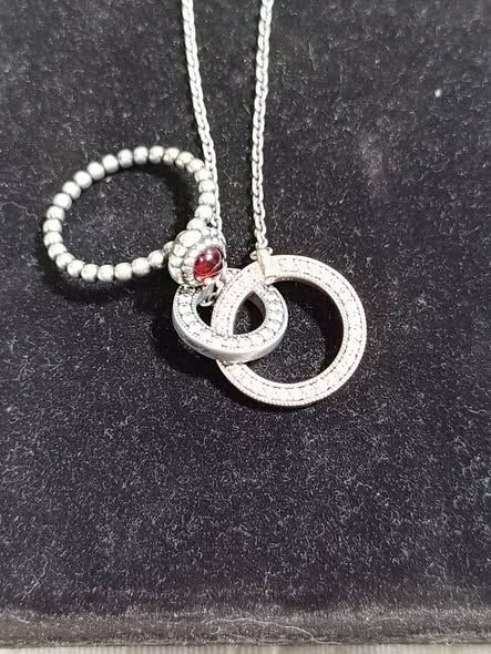 سنسال وخاتم فضة 925 ماركة PANDORA — عمان, الأردن (2)