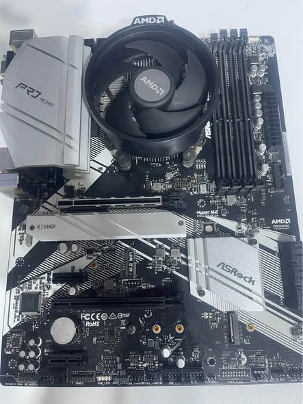 معالج Ryzen 5 3600 مع بورد ASRock B550 RGB — الأردن (4)