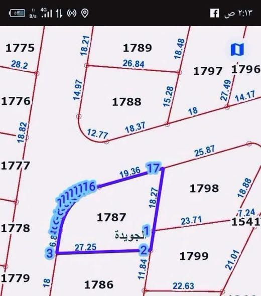 أرض سكنية 500م² على شارعين - الجويدة — الجويدة، الأردن (3)
